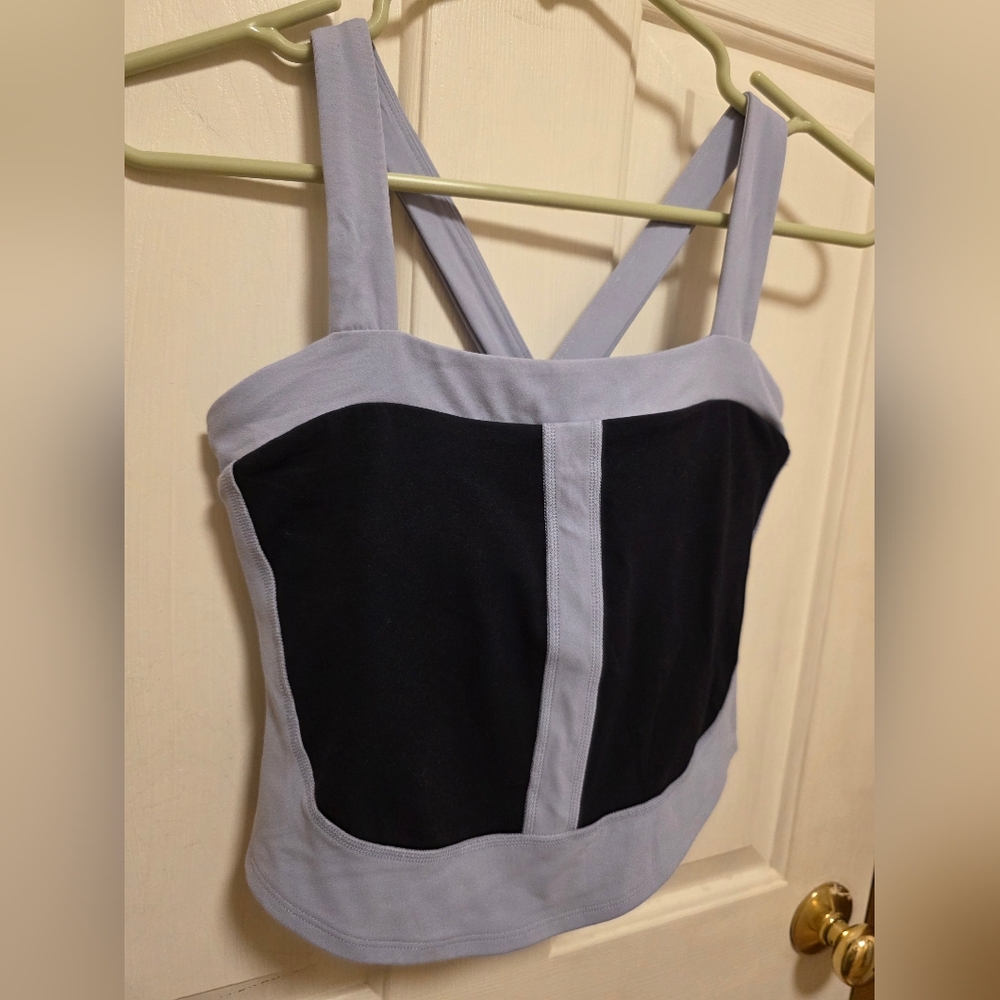 FP Movement by Free People Blue and Black Tank Top New Without Tags - Picture 6 of 8